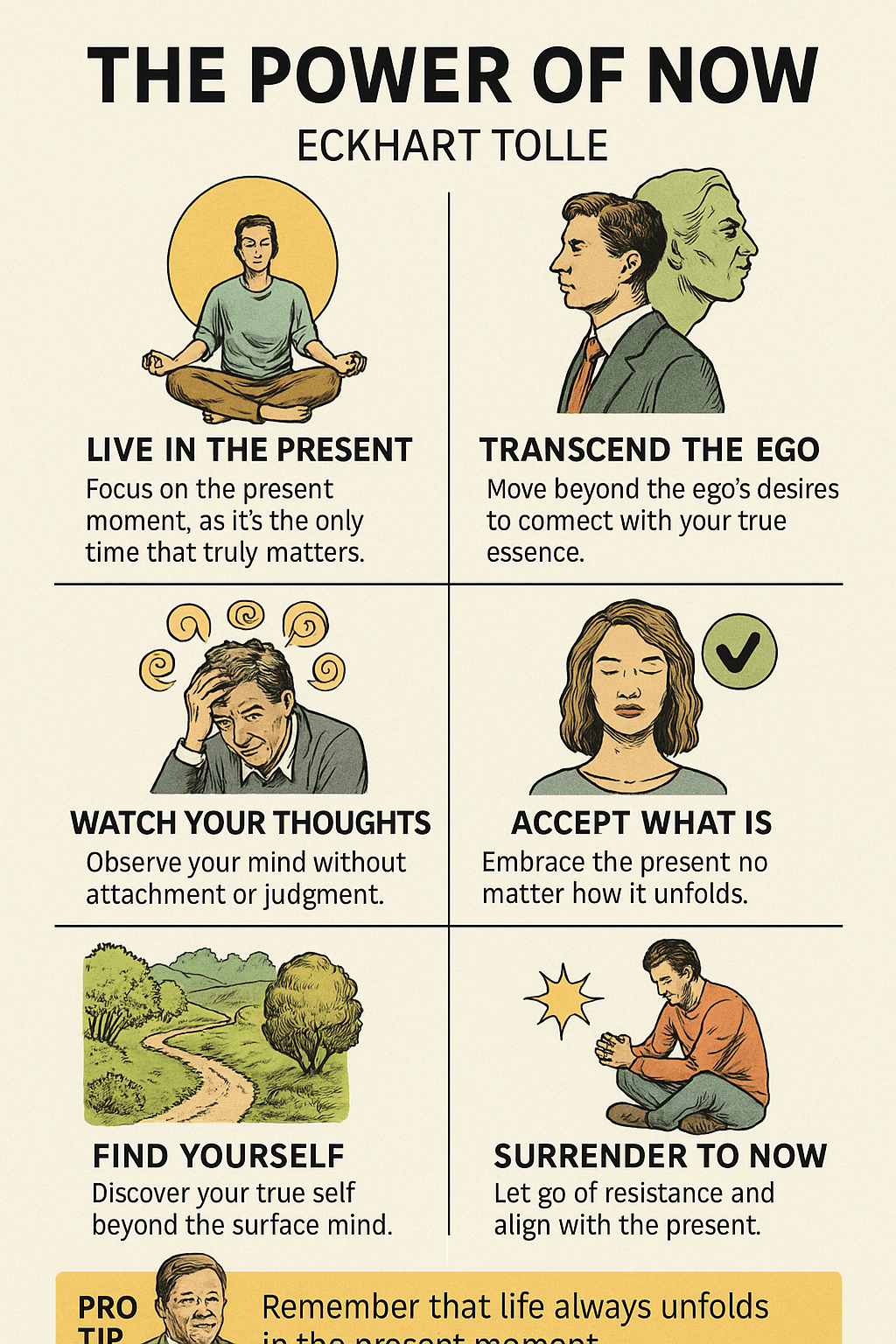 The Power of Now by Eckhart Tolle: 6 Mindfulness Insights for Daily&nbsp;Growth