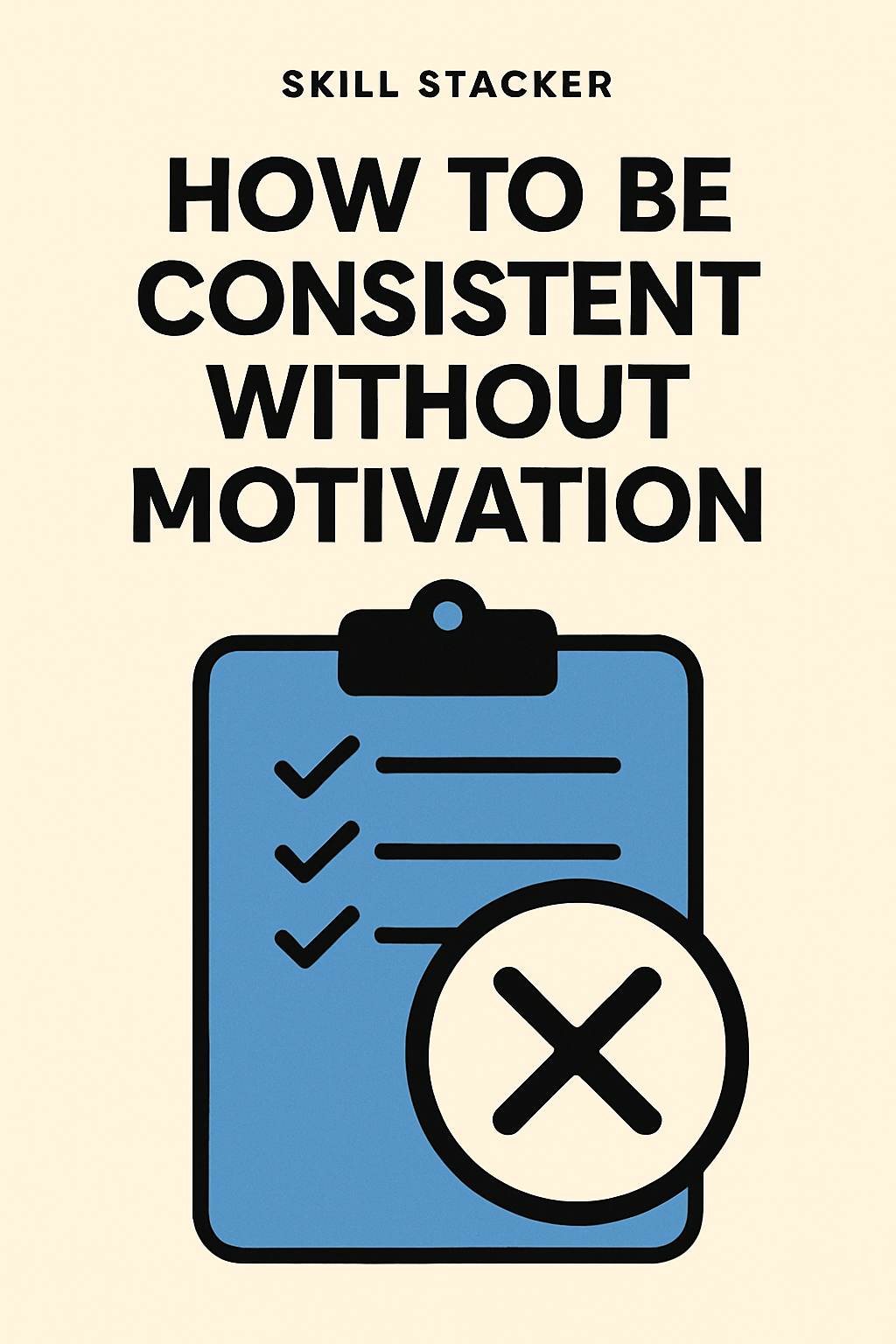 🧠 Skill of the Day:&nbsp;How to Be Consistent Without&nbsp;Motivation