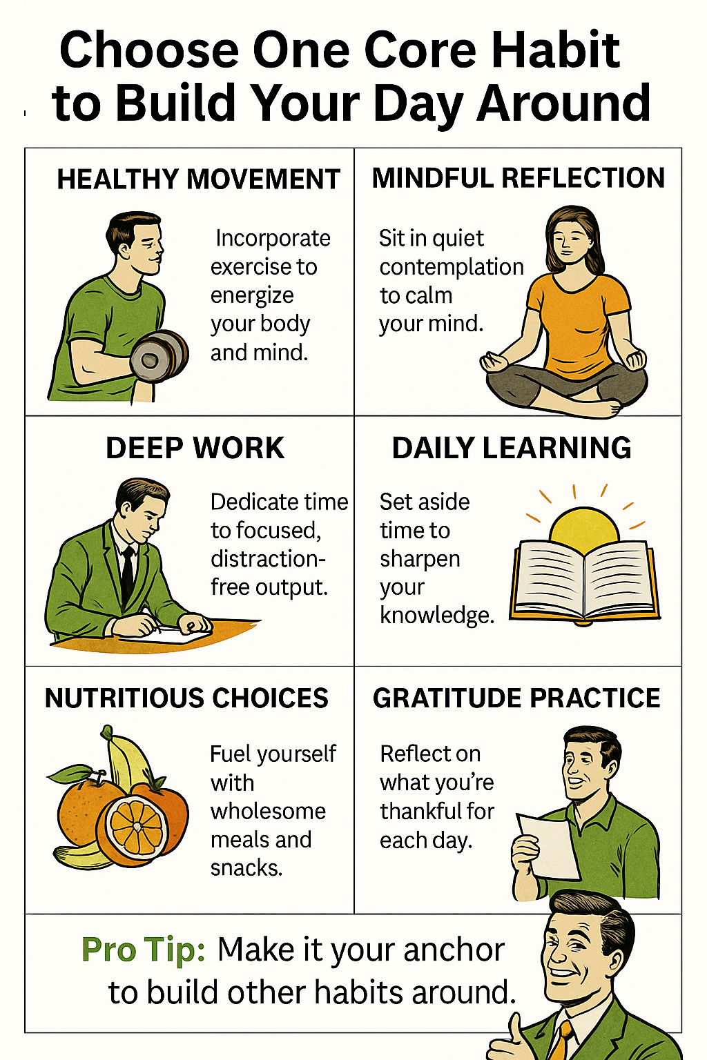 Choose One Core Habit to Build Your Day&nbsp;Around