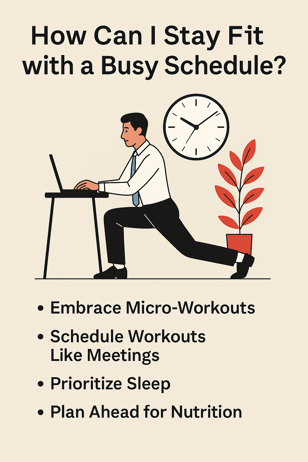 FAQ of the Day: How Can I Stay Fit with a Busy&nbsp;Schedule?