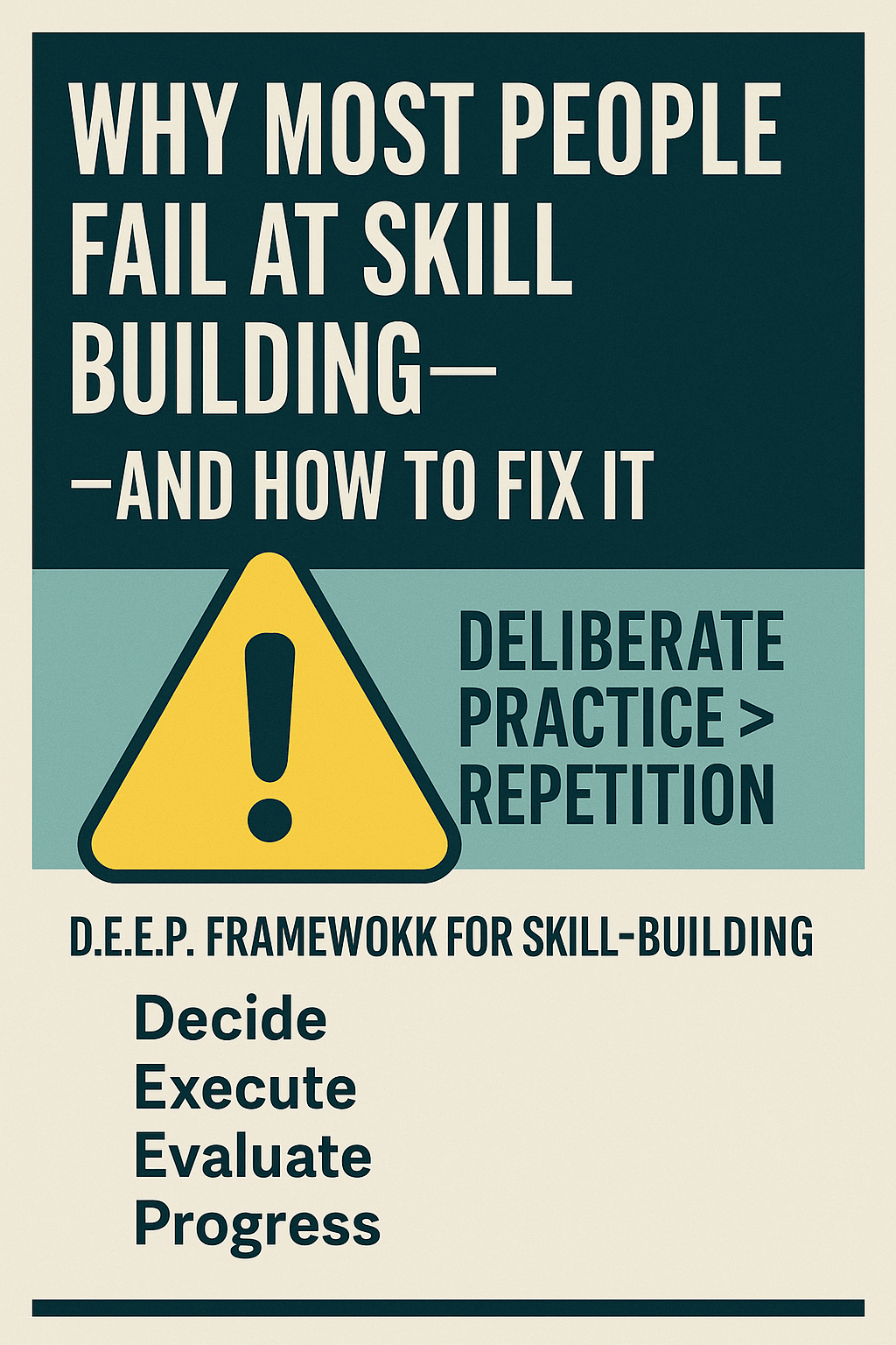Why Most People Fail at Skill Building—And How to Fix&nbsp;It