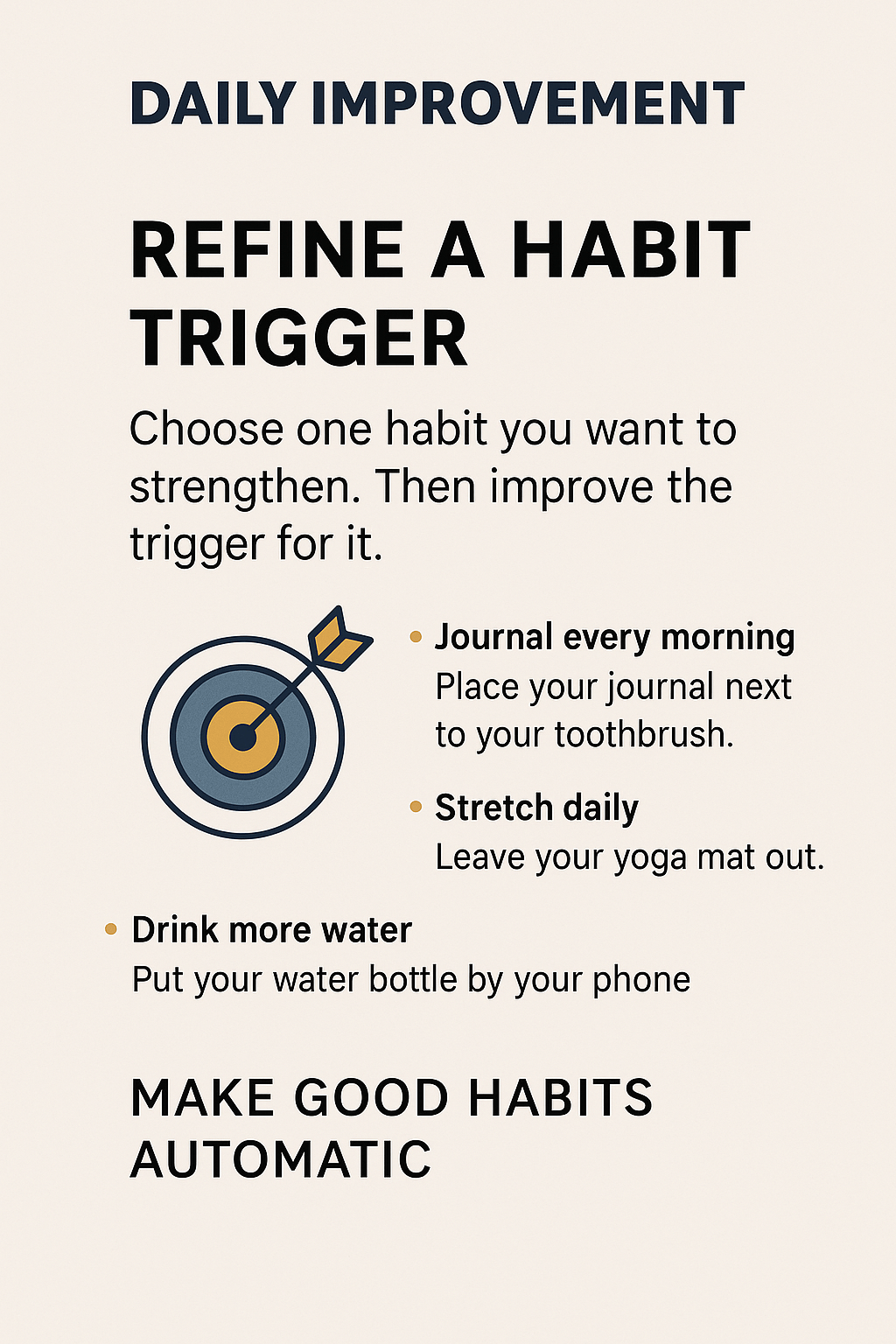 🔁 Refine a Habit&nbsp;Trigger